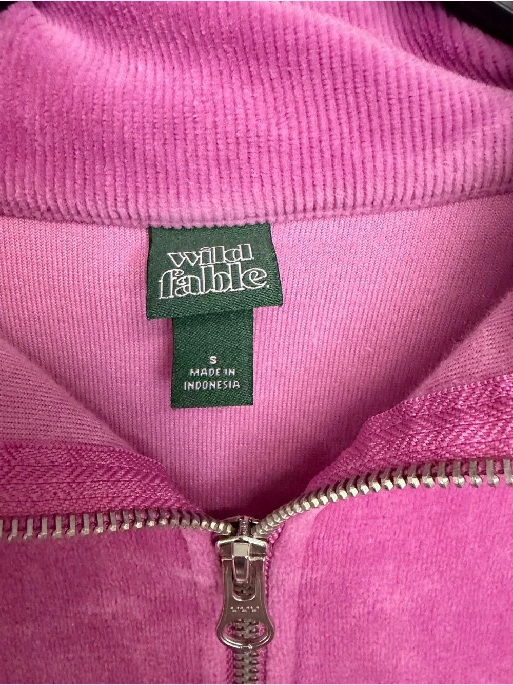wild fable Fuchsia Half-Zip Pullover Sweater - Picture 2 of 4